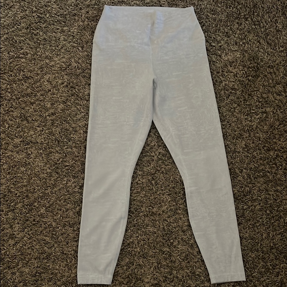 90 Degree By Reflex Light Gray Leggings